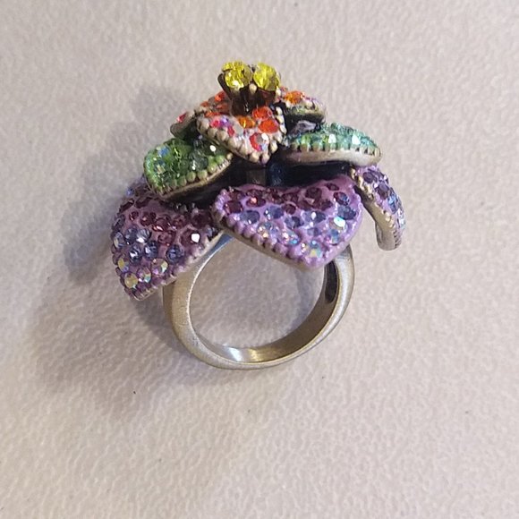 KIRKS FOLLY "Garden Of Eden" Ring. Size 6. - Picture 6 of 16